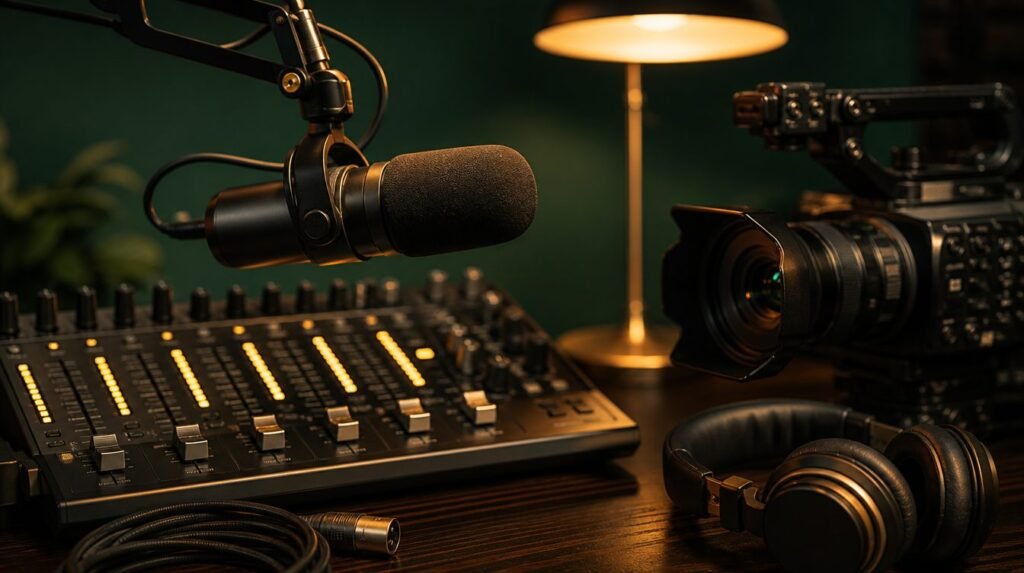 Quel matériel pour un podcast vidéo professionnel ? Guide de la chaîne complète