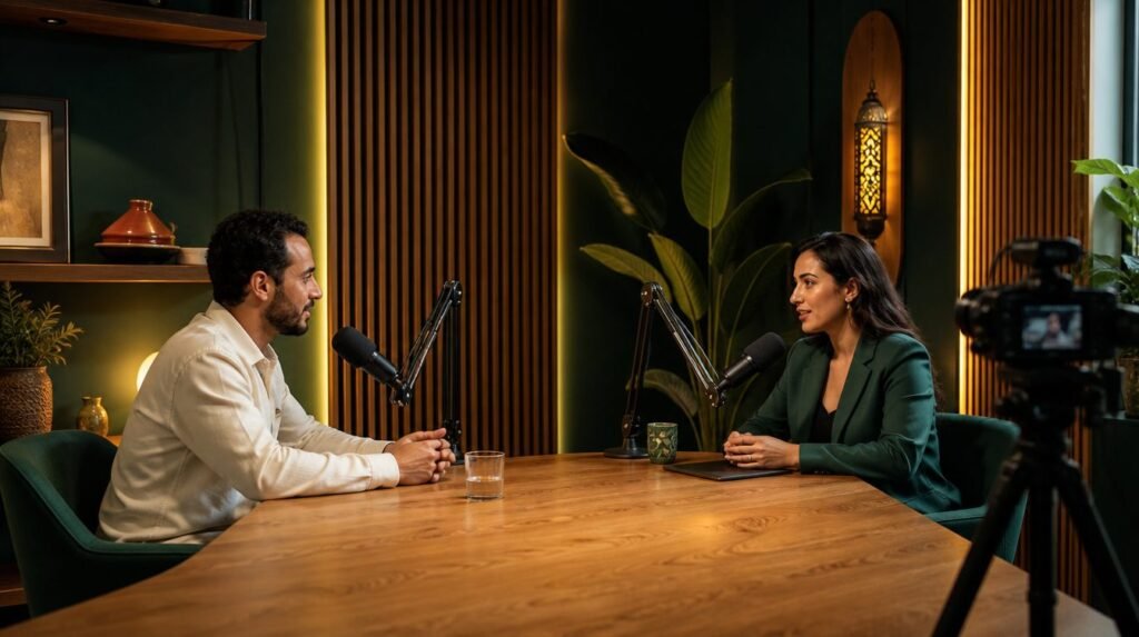 Podcast à 2 personnes : setup idéal