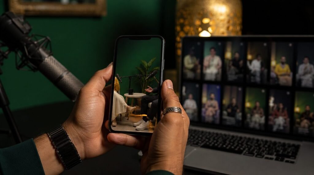 Comment transformer une session podcast en un mois de contenu