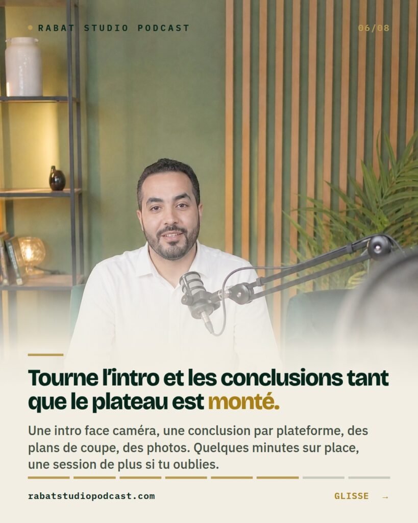 Studio de tournage vidéo à Rabat : interview, formation, YouTube et vidéo d’entreprise