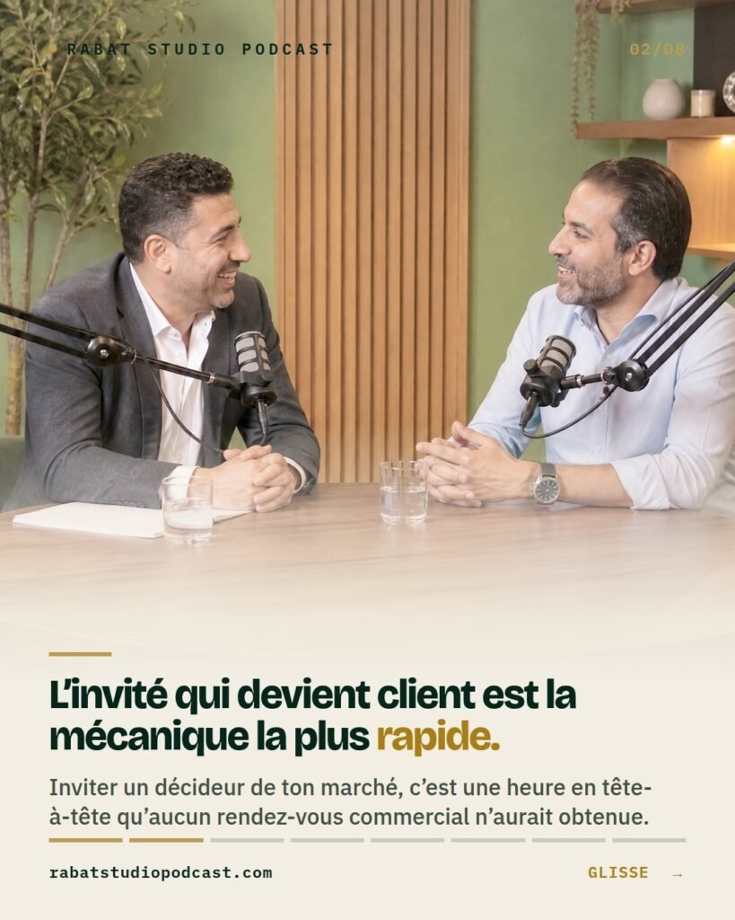 Studio podcast pour Mohammedia : à 35 minutes par l’autoroute, à Témara