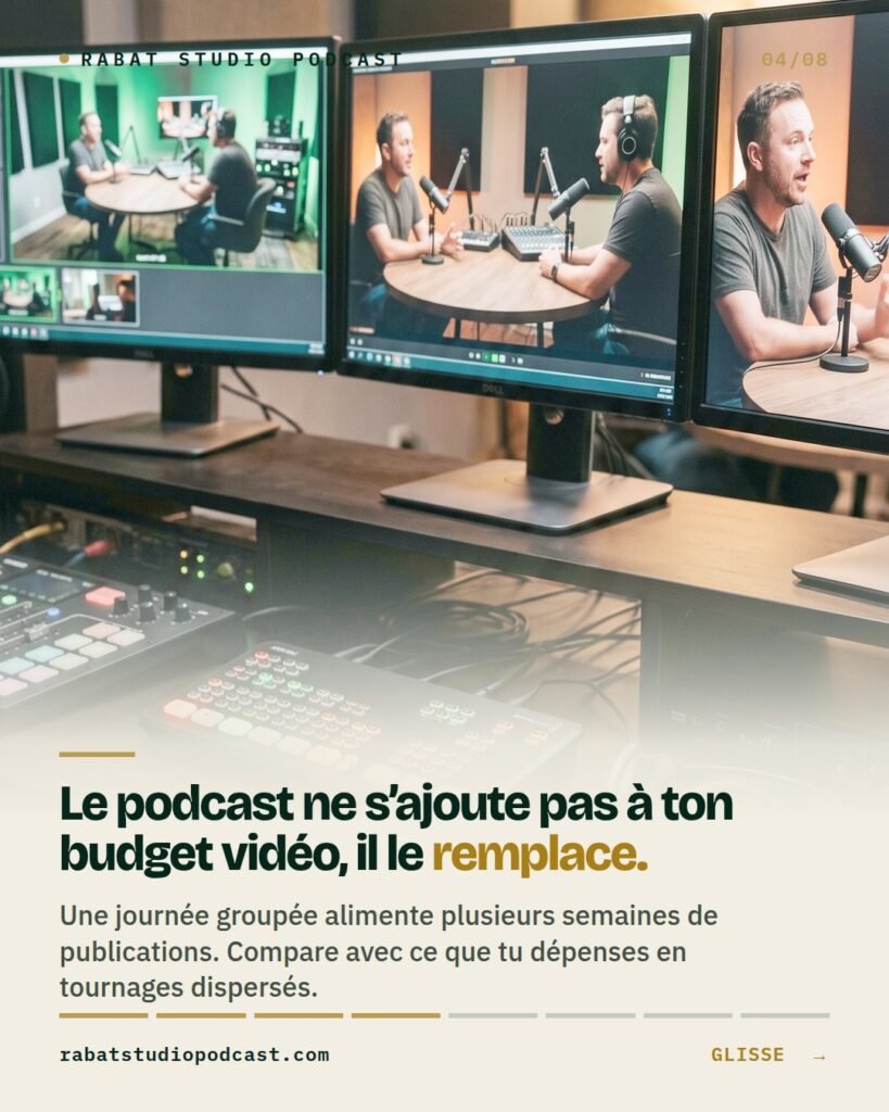 Vidéo d’entreprise pour une société de Casablanca : tout tourner en une journée de studio